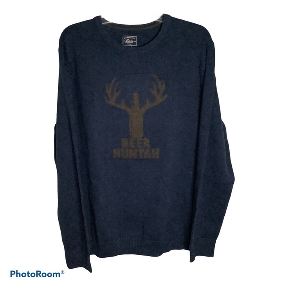 G.H. Bass mens Beer Huntah sweater NWT size L - Picture 1 of 8
